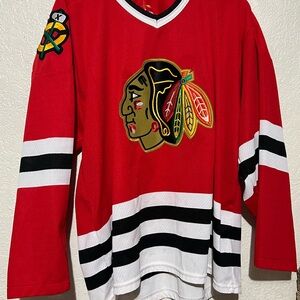 CCM Red and Black Hockey Jersey